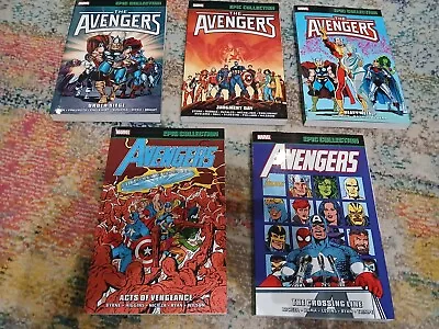 Buy MARVEL COMICS THE AVENGERS EPIC COLLECTION VOLUMES 16, 17, 18, 19 & 20 FiveTPBs. • 115£