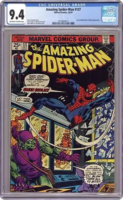 Buy Amazing Spider-Man #137 CGC 9.4 1974 4170844011 • 162.01£