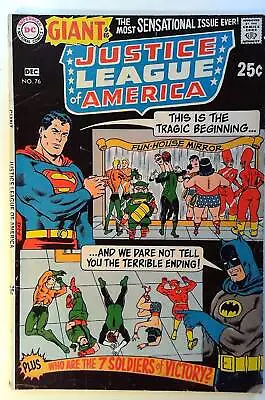 Buy Justice League Of America #76 DC Comics (1969) 1st Series 1st Print Comic Book • 12.26£