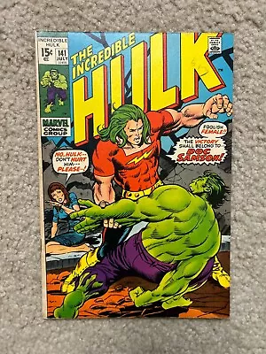 Buy Incredible Hulk (1962) #141 FN/VF 7.0 1st Appearance Doc Samson!!  Trimpe Cover • 111.93£