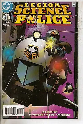 Buy DC Comics Legion Science Police #1 August 1998 VF • 1.80£