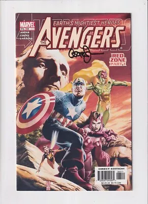 Buy Avengers (1998) #  65 Signed By Geoff Johns (8.0-VF) Red Zone 2003 • 9£