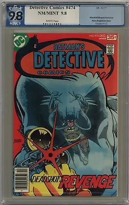 Buy Detective Comics #474 Pgx 9.8 White Pages Dc Comics 1977 • 316.63£