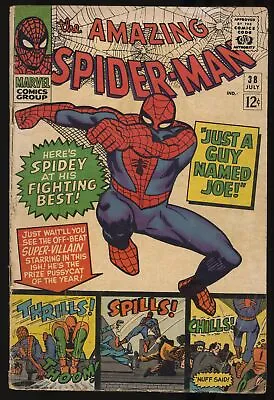 Buy Amazing Spider-Man #38 VG 4.0 2nd Mary Jane! Last Ditko Issue! Marvel 1966 • 60.32£
