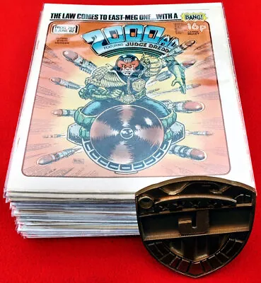 Buy Judge Dredd COMIC PROG Bags ONLY Size2 : For 2000AD Issue Protection X25  . • 12£