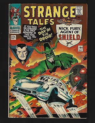 Buy Strange Tales #144 VGF Kirby Ditko Nick Fury SHIELD Dr Strange 1st JasperSitwell • 13.40£