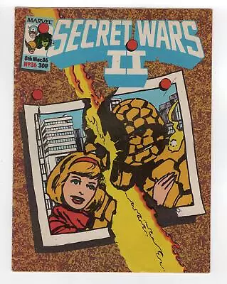 Buy 1985 Marvel Super Heroes Secret Wars Ii #1 Fantastic Four #276-#278 Key Rare Uk • 31.62£