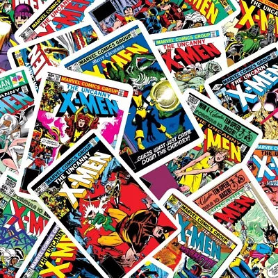 Buy The Uncanny X-Men Comic Book Covers Stickers 40 Pack Sticker Set Waterproof • 9.48£