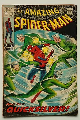 Buy Amazing Spider-Man #71 1969 *Marvel, Cents Copy* Silver Age * LOWER GRADE COPY  • 3.20£