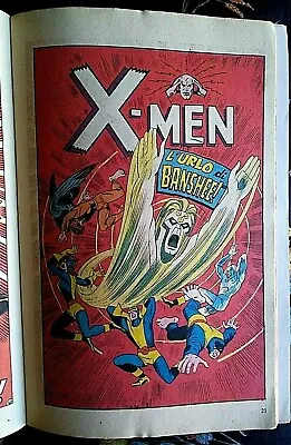 Buy Uncanny X Men 28 Italian Edition First Appearance Banshee 1974 Fn Inside Cover • 70£
