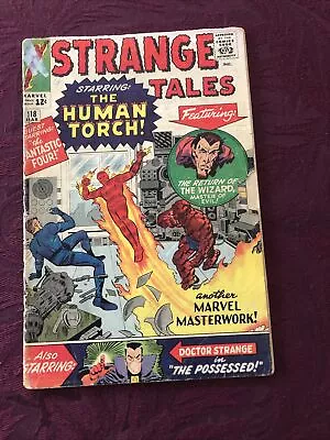 Buy STRANGE TALES #118 March/1964  Fantastic Four - 1st Cover App. Of Doc Strange! • 15.18£