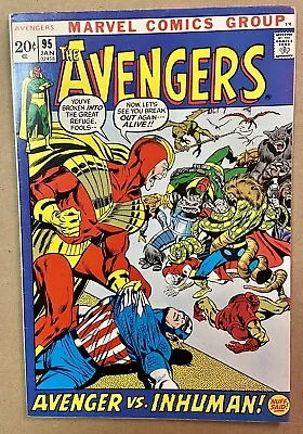 Buy Avengers #95 VF+ 1971 Inhumans/Neal Adams Art • 40.32£