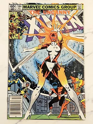 Buy Uncanny X-Men #164 KEY Newsstand 1st Ms Marvel Carol Danvers As Binary - 1982 • 35.58£