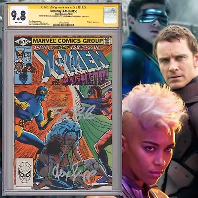 Buy CGC 9.8 SS Uncanny X-Men #150 Signed By Fassbender, Sheridan & Shipp Movie Cast • 1,482.39£