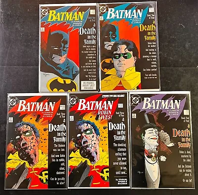 Buy BATMAN #426, 427, 428, 428 (Robin Lives!), 429 / DEATH IN THE FAMILY / NM • 131.18£