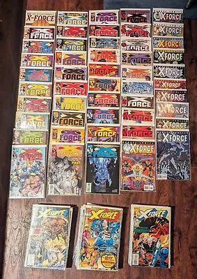 Buy X-force Lot- 111 Books Total, Long Runs & Some Freebies Included-Full Short Box • 39.85£