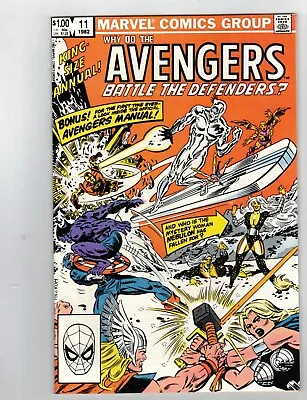 Buy Avengers Annual 11 Marvel 1982, Bronze Age, Vs Defenders  VF-NM • 7.91£
