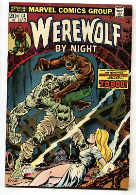 Buy Werewolf By Night #13--1973--Marvel--1st Topaz--comic Book • 54.86£