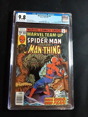 Buy Marvel Team-Up 68 CGC 9.8 Newsstand 1978 Man-Thing 1st Appearance D'Spayre  • 233.52£