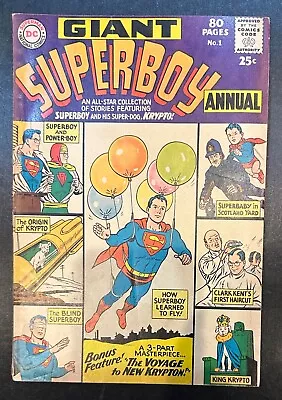 Buy (1964) SUPERBOY GIANT ANNUAL #1! 80 Pages! • 23.98£