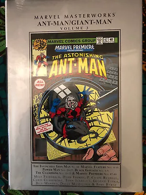 Buy Marvel Masterworks Ant Man/Giant Man Volume 3 BRAND NEW SEALED • 59.99£