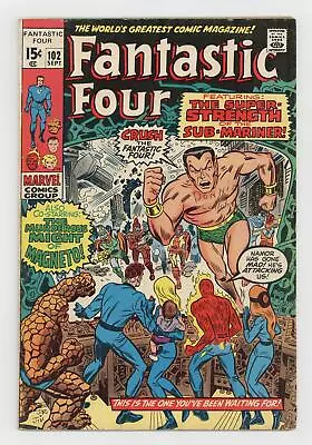 Buy Fantastic Four #102 VG 4.0 1970 • 15.77£