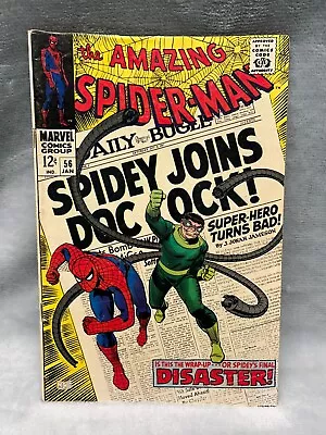 Buy Amazing Spider-Man #56 (Marvel Comics 1968) John Romita, 1st Capt Stacy • 72.39£