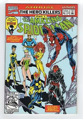 Buy 1992 Marvel Amazing Spider-man Annual #26 1st App Ace New Warriors High Grade • 9.24£