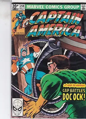 Buy Marvel Comics Captain America Vol. 1 #259 July 1981 Same Day Dispatch • 8.99£