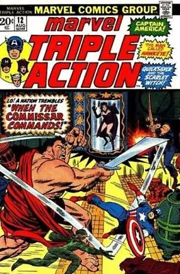 Buy Marvel Comics Marvel Triple Action Vol 1 #12 1973 5.0 VG/FN • 10.24£