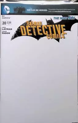 Buy Detective Comics (2011-2016) #20 Variant We Can Be Heroes Blank Var Ed Dc Comics • 3.43£