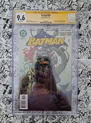 Buy 🔥batman #609 Cgc 9.6 Ss Signed Jim Lee First Appearance Of Hush Tommy Elliot🔥 • 239.06£