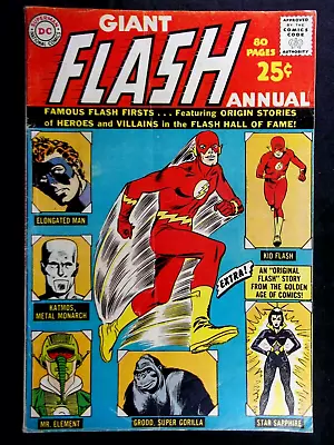 Buy Flash Annual #1 VG 4.0 Index Of All Flash Stories Vintage DC Comics 1963 • 63.09£