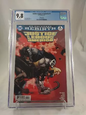 Buy Justice League Of America # 1 DC Rebirth 9.8 CGC Mark Brooks Variant • 59.89£