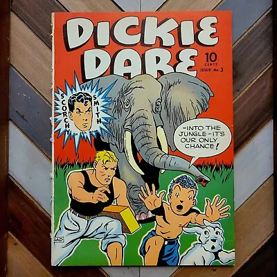 Buy Scarce DICKIE DARE #3 VG/FN (Eastern 1942) SCORCHY SMITH | PRE-CODE Golden Age • 74.42£
