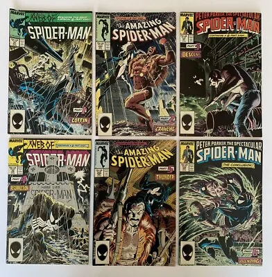 Buy Spider-Man Kraven's Last Hunt Set 1-6 Amazing 293/294 Web 31/32 Spect 131/132 • 84.99£