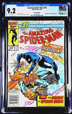 Buy Amazing Spider-Man 275  Newsstand Edition CGC  9.2 NM-  White Pages • 43.54£