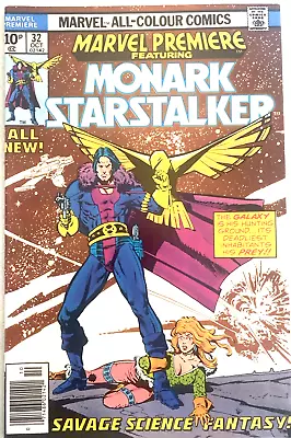 Buy Marvel Premier Feat. Monark Starstalker # 32. Oct. 1976.  Key 1st App.  Fn/vfn. • 3.99£