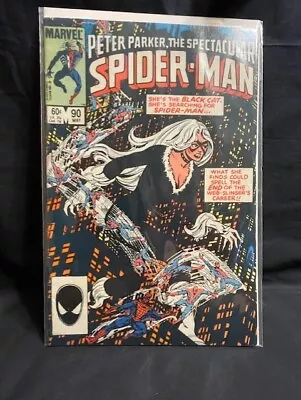 Buy Spectacular Spider-Man #90 2nd Appearance Black CostumeFN /VF (7.0) Marvel 1984 • 23.98£