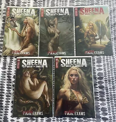 Buy Sheena Queen Of The Jungle: Fatal Exams # 1 - 5 Complete Set (Cover A) • 30£