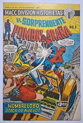 Buy The Amazing Spiderman #125 Spanish Variant El Hombre Araña #2 Macc Division 1974 • 160.05£