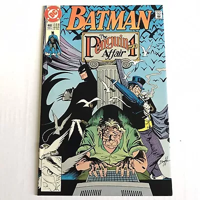 Buy Batman 448  DC Comics 1990  VF NM  8.5 - 9.0  Breyfogle / Penguin Affair Part 1 • 4.73£