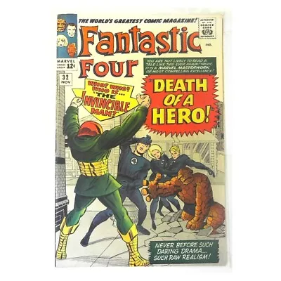 Buy Fantastic Four (1961 Series) #32 In Very Fine Minus Condition. Marvel Comics [v; • 162.01£