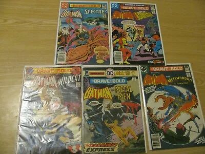 Buy  Batman Brave And Bold Comic Lot ( 5 Diff ) 97 - 180  F Free Ship Bagged Boarded • 15.80£