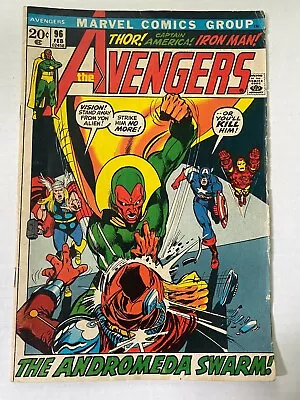 Buy AVENGERS #96 : The Andromeda Swarm! 1972 KREE-SKRULL WAR Marvel Comics • 17.39£
