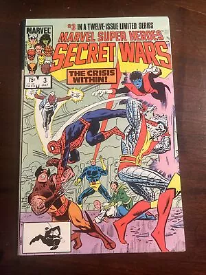 Buy Marvel Super Heroes Secret Wars 3 (1984) 1st Titania, Volcana Appearances • 19.99£