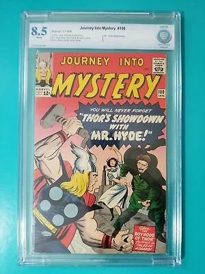 Buy  Journey Into Mystery 100 Thor CBCS Not CGC 8.5 VF+ 1963 Kirby Heck Stan Lee • 712.41£