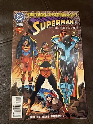 Buy Superman #107 1st Tolos Cyborg Joker Lex Luthor Desaad (Dec 1995 DC) Near Mint • 2.76£