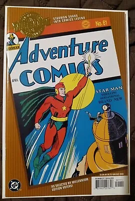 Buy ADVENTURE COMICS #61 NM, Millennium Edition 1st App Of Starman DC 2000 • 13.26£