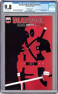 Buy Deadpool Black White And Blood #1 Kirkham Unknown 1:25 CGC 9.8 2021 4396364017 • 56.83£